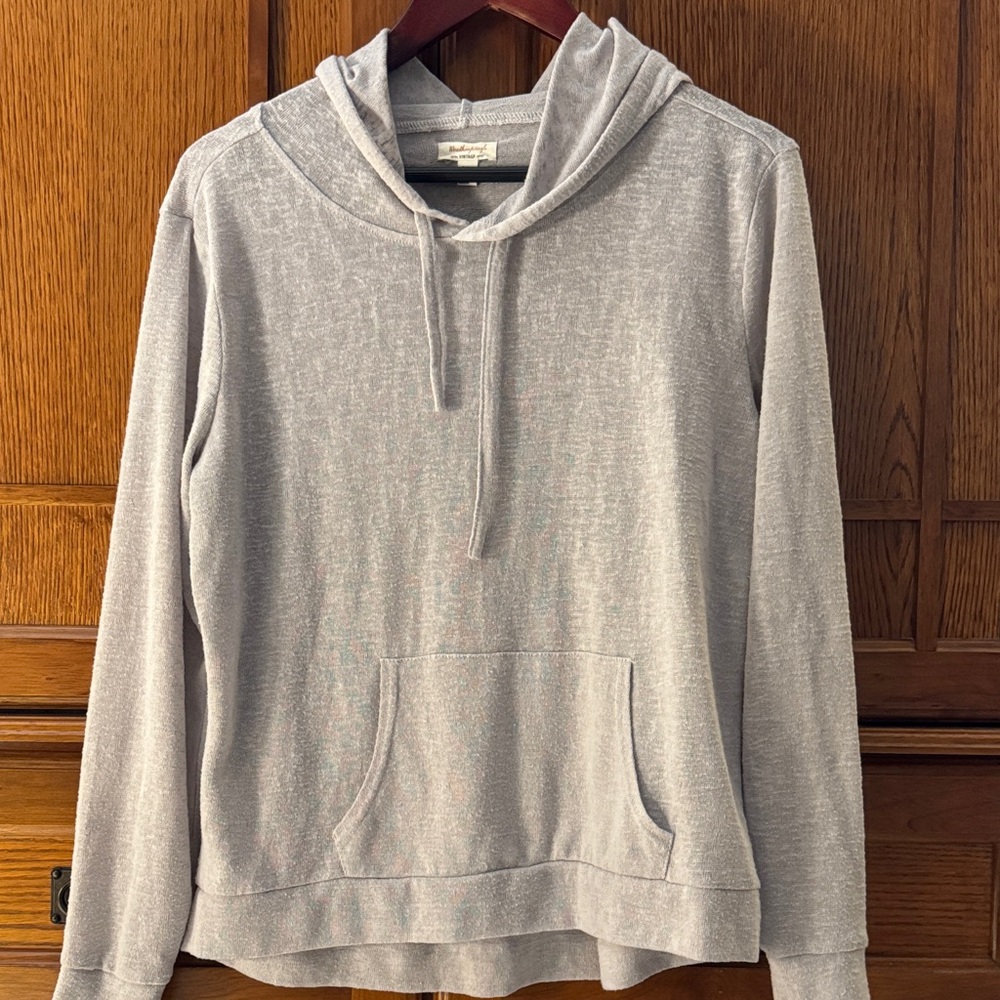 Original Weatherproof Vintage Slub Hoodie Lightweight Relaxed Pullover Basics - Picture 6 of 6